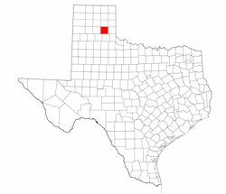 Donley County Texas - Location Map