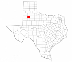 Lubbock County Texas - Location Map