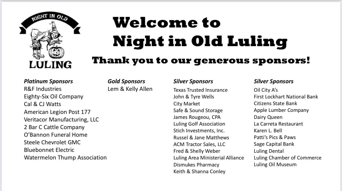 Night in Old Luling!