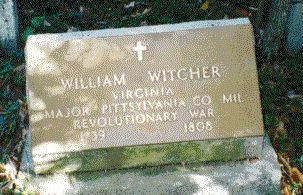 William Witcher Grave Marker