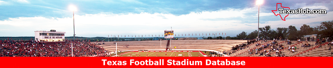 Texas Football Stadium Database