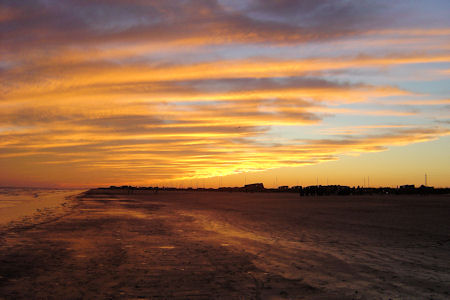 A spectacular sunset is one of the many aspects of the park that cannot be storm damaged.