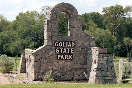 Goliad State Park Entrance