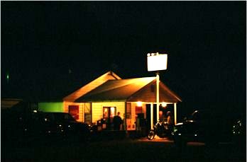 The Cross Roads Tavern at Night