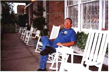 Relaxing front porch