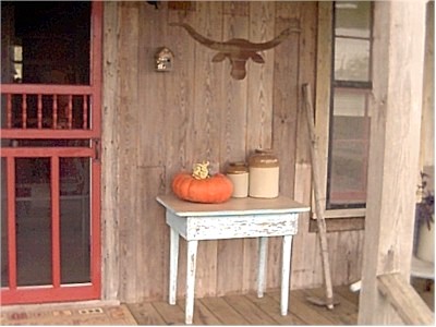 Patch Wood Cabin - Back porch