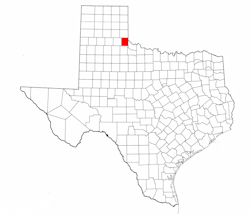 Childress County Texas - Location Map