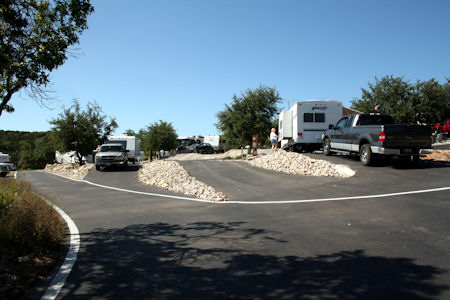 All roads and camp sites are masterfully paved.